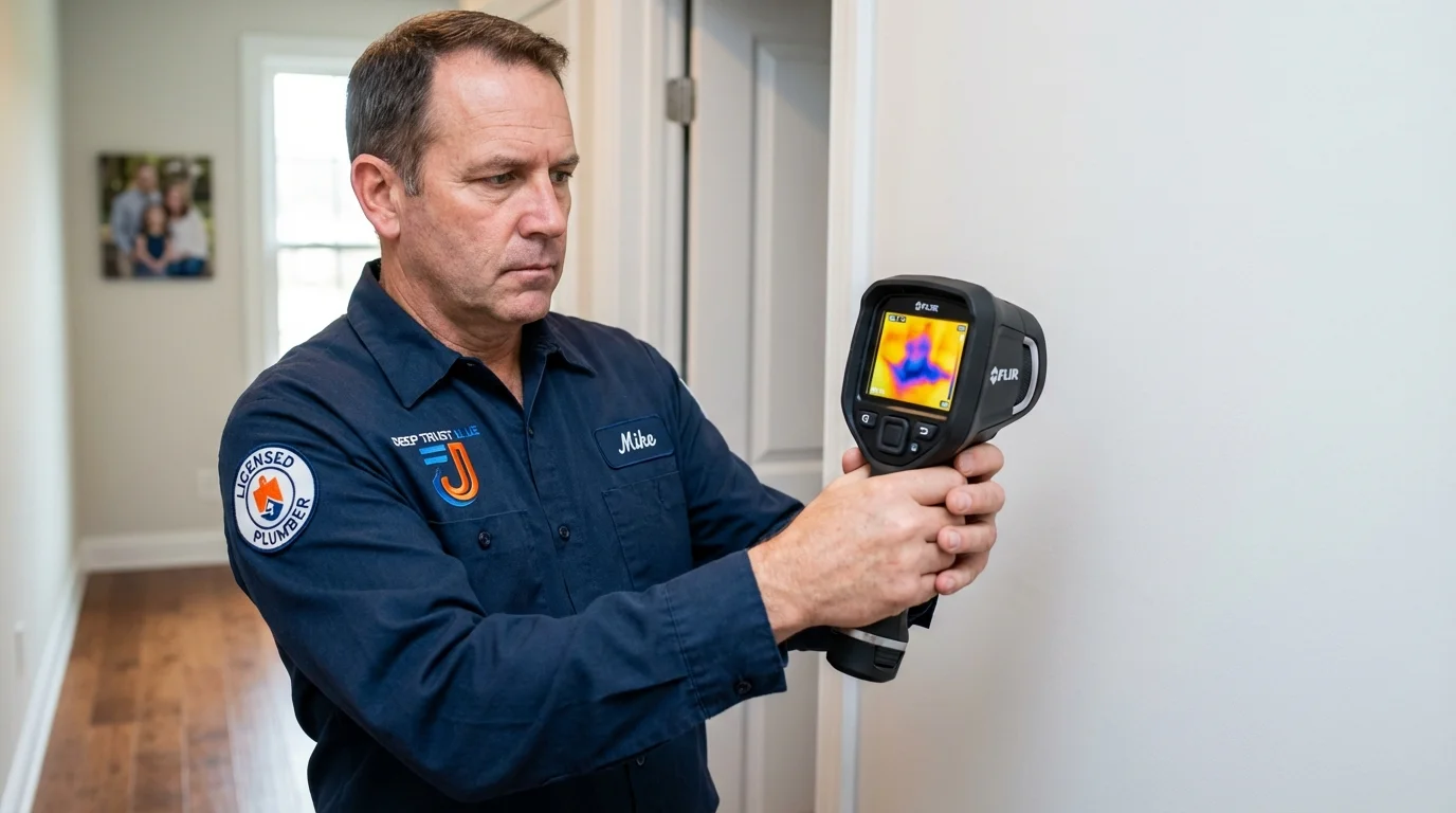 Thermal imaging leak detection by Johns Plumbing LLC in Smyrna
